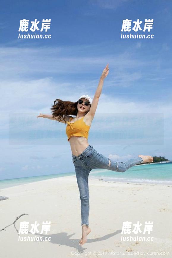 魅妍社 - Mieko林美惠子在夏日在线写真里散发着喝了太多冰咖啡的慵懒